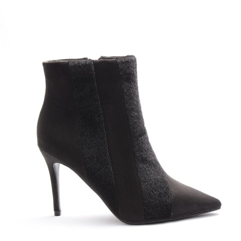 Botines con raya con tacón