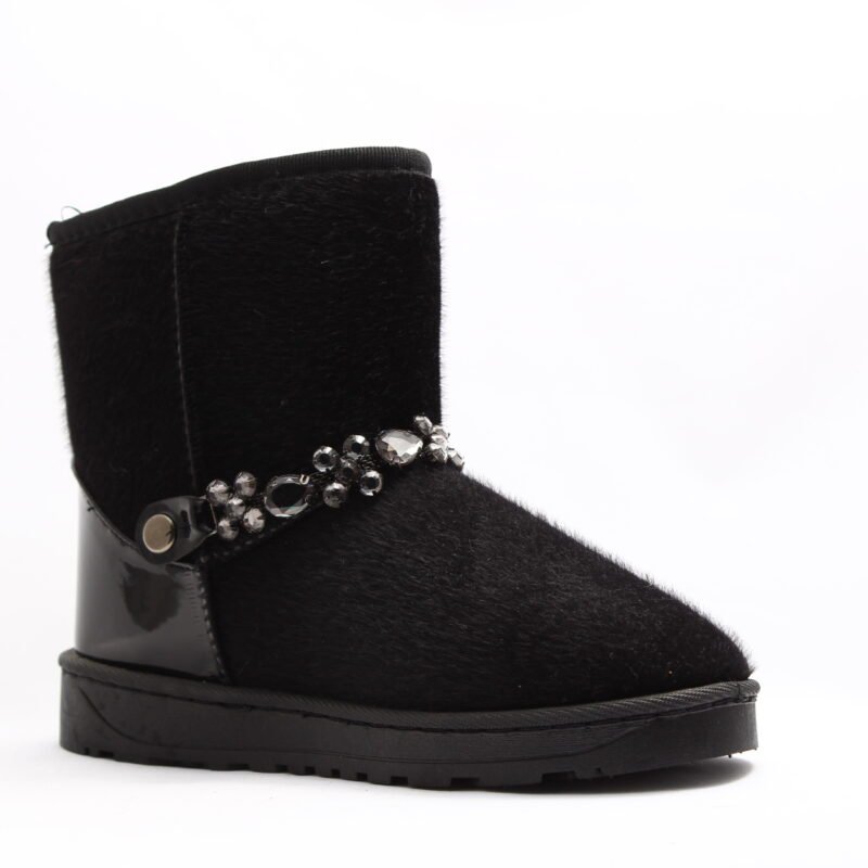 Botas con cinturón de cristales