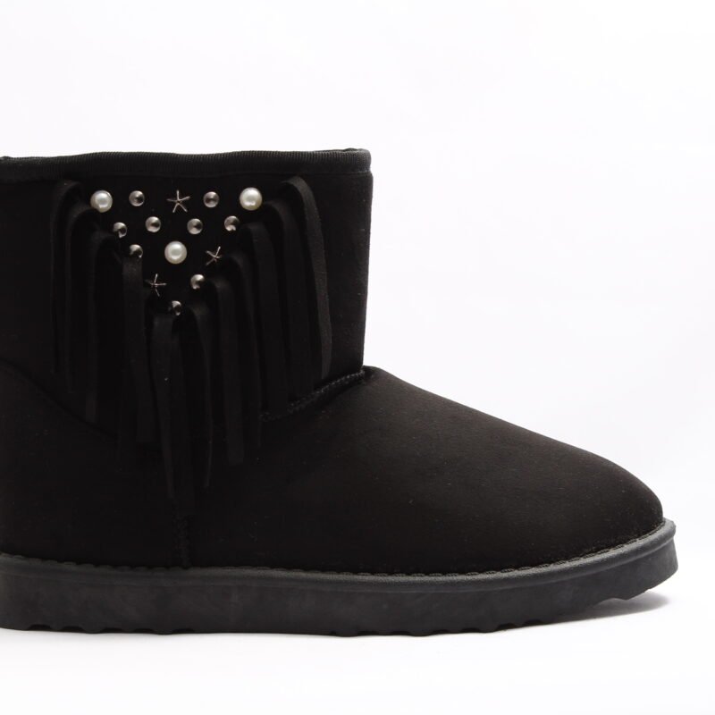 Botas cálidas bajas con adorno