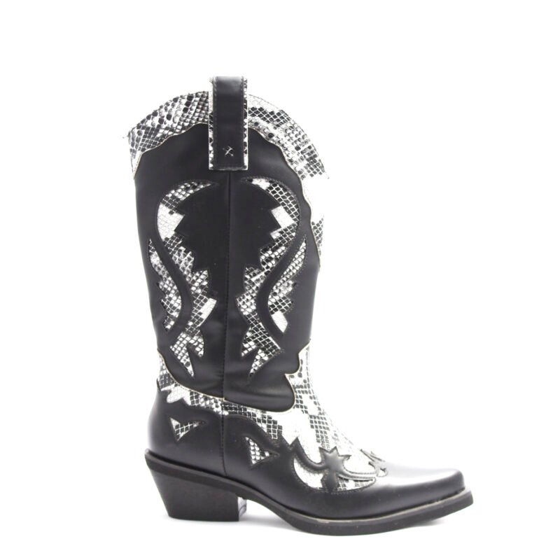 Botas cowboy monocromáticas