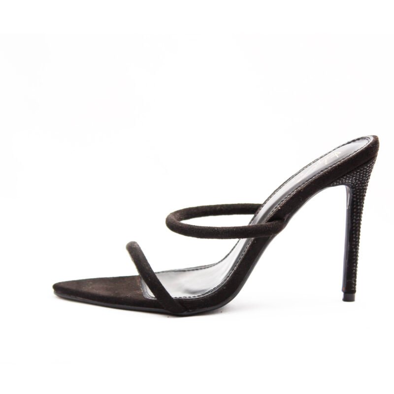 Sandalias  con tacón con cristales