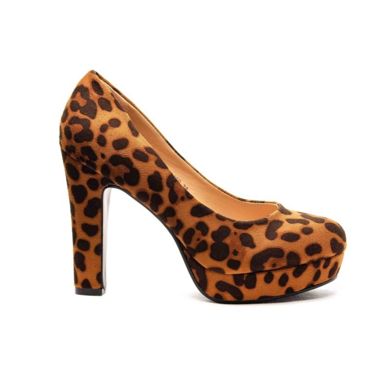 Zapatos  de leopardo con plataforma