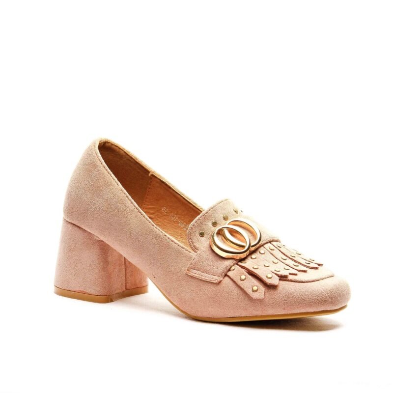 Zapatos con tacón con adorno