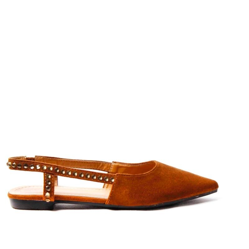 Zapatos planos con cristales