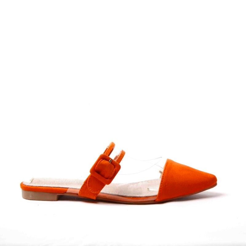 Zapatos planos con detalle transparente