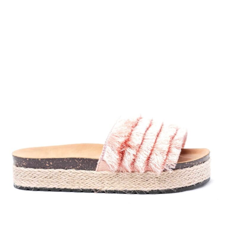 Chanclas con flequillos